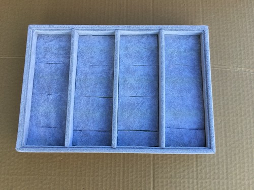 Espositore velluto grigio - espositore,