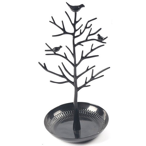 Supporto albero gioielli nero